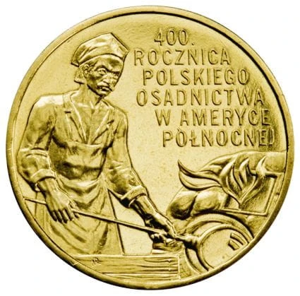 2 zł 400 lat osadnictwa w Ameryce 2008