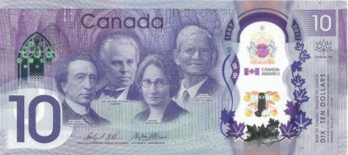 Kanada 10 $ 150 lat przyroda 2017 P-112a
