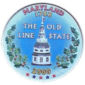 USA 25 c Maryland P lub D 2000 KOLOR