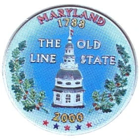 USA 25 c Maryland 2000 KOLOR