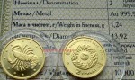 Ukraina 2 UAH Znaki Zodiaku Rak Au 2008
