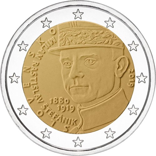 2 euro Słowacja Milan Stefanik 2019