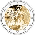 2 euro x 5 ADFGJ  Niemcy Mur Berliński 2019