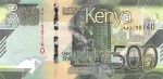 Kenia 500 KES Lew 2019 P-55a