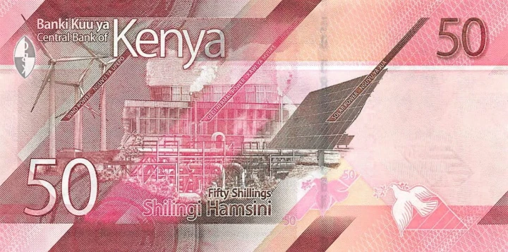 Kenia 50 KES Energia 2019 P-52a