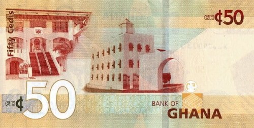 Ghana 50 cedis Pałac 2019 P-42f