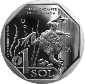 Peru 1 sol Ropucha z Tititaki 2019