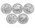 USA 25c Parki narodowe x 5 2019