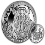 Sierra Leone 1$ Nosorożec 2019
