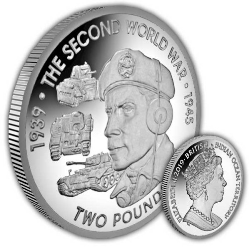 Brytyjskie Terytorium Indyjskie 2 f Czołgista II WŚ 2019