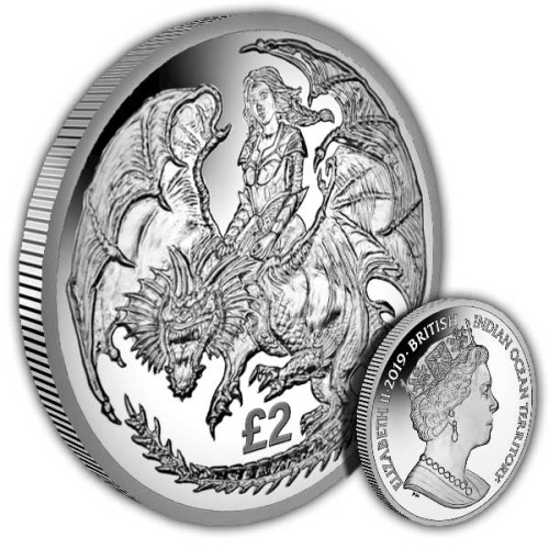 Brytyjskie Terytorium Indyjskie 2 f Księżniczka na smoku 2019