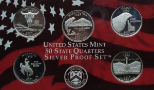 USA Proof set Ag 5 x 25 c 2007