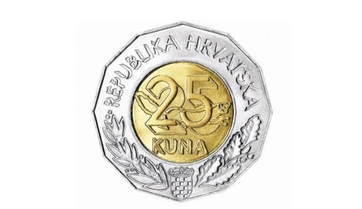 Chorwacja 25 kuna 25 lat kuny 2019