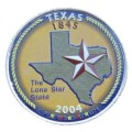 USA 25 c Texas 2004 KOLOR
