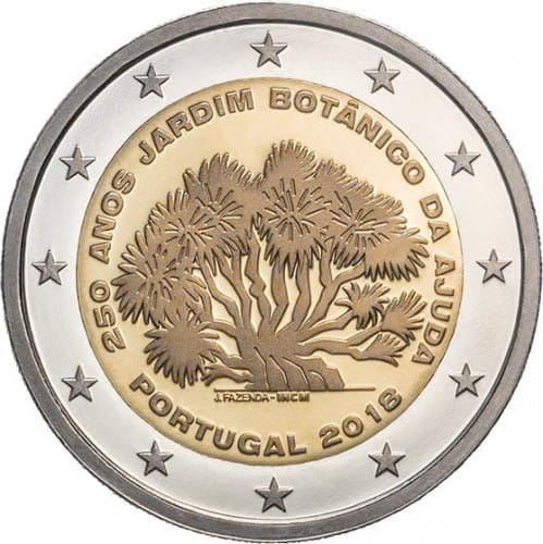 2 euro Portugalia Ogród Ajuda 2018