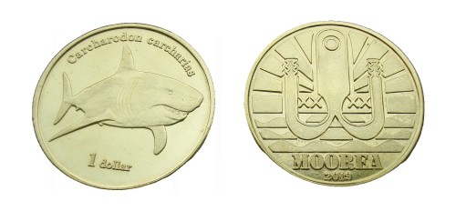 Polinezja francuska 1 $ Rekin 2019