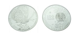 Kazachstan 100 tenge Motyl 2019