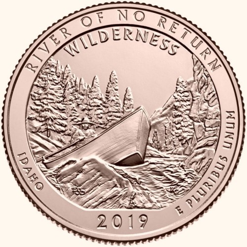 USA 25 c Frank Church River 2019 nr50 24kAu