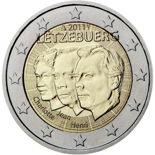 2 euro Luksemburg Wielki Książę Jan 2011