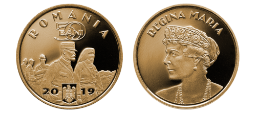 Rumunia 50 bani Królowa Maria I 2019