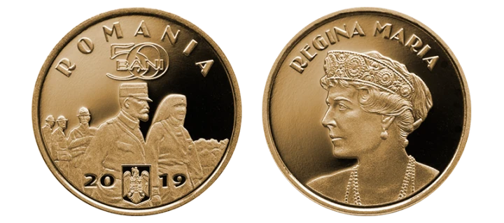 Rumunia 50 bani Królowa Maria I 2019