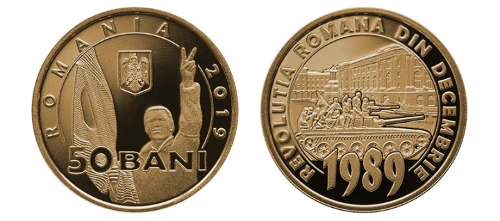 Rumunia 50 bani 30 lat Rewolucji 2019