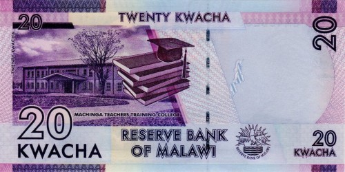 Malawi 20 kwacha Szkoła 2017 P-63d
