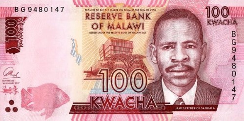 Malawi 100 kwacha Szkoła medyczna 2017 P-65c
