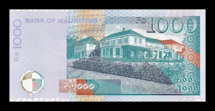 Mauritius 1000 rupii Rezydencja 2017 P-63c