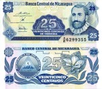 Nikaragua 25 centów Francesco Cordoba 1991 P-170