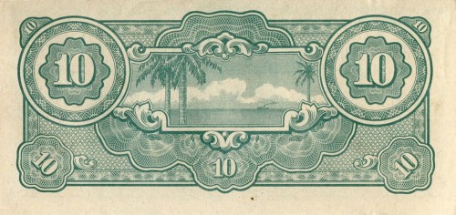 Malaje 10 dolar Banany 1942 P-M7c