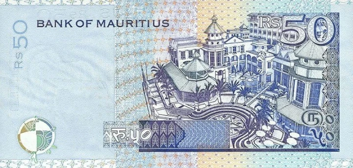 Mauritius 50 rupii Miasto 2001 P-50b