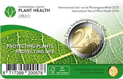 2 euro Belgia Rok Plant Health 2020