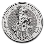 Wielka Brytania 5 f Bestie - Biały Koń 2 Oz 2020