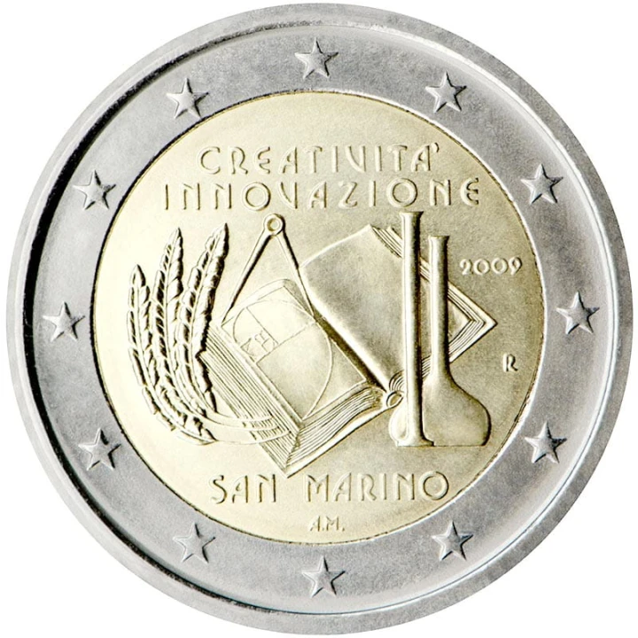2 euro San Marino Rok innowacji 2009