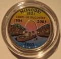 USA 25 c Missouri  P lub D 2003 KOLOR