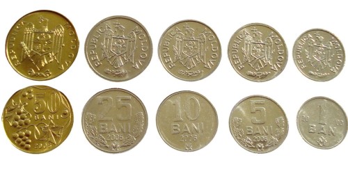 Zestaw menniczy Mołdawia x 5