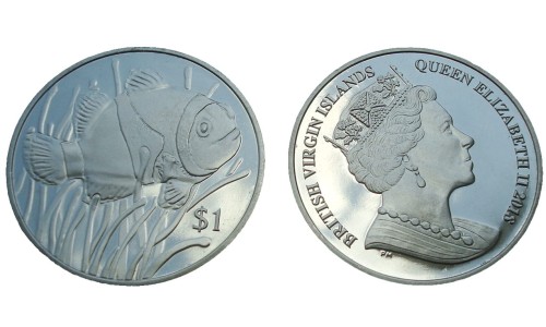 Brytyjskie Wyspy Dziewicze 1 $ Błazenek 2018