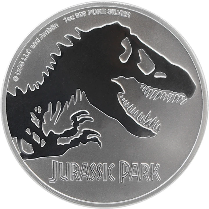 Niue 2 $ Jurassic Park 2020 1 Oz Ag.999
