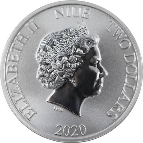 Niue 2 $ Jurassic Park 2020 1 Oz Ag.999
