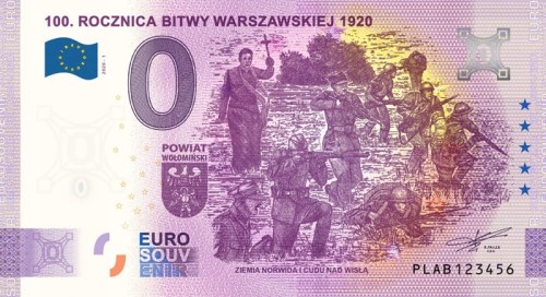 0 euro Polska 100 rocz. Bitwy Warszawskiej 2020.1