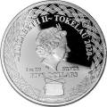 Tokelau 5$ Latająca ryba 1 0z Ag.999 2020