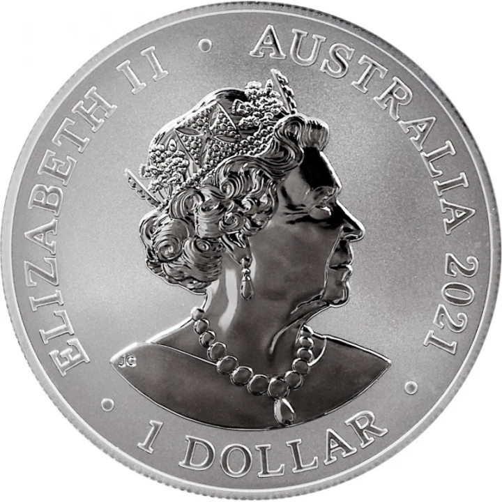 Niue 1 $ Żarłacz biały 2021 1 Oz Ag.999