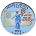 USA 25 c Pennsylvania 1999 KOLOR