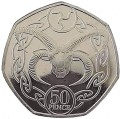 Wyspa Man 50 pensów Owca Manx Loaghtan 2020