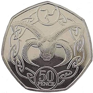 Wyspa Man 50 pensów Owca Manx Loaghtan 2020