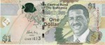 Bahamy 1 $ Orkiestra 2015 P-71Aa
