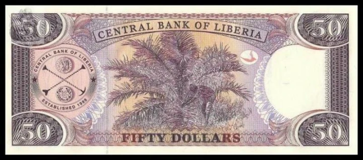 Liberia 50 $ Drzewo 2011 P-29f