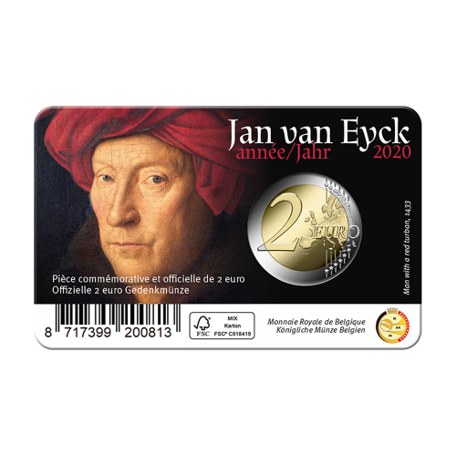2 euro Belgia Jan van Eyck 2020