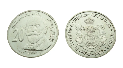 Serbia 20 dinarów D. Weifert 2010